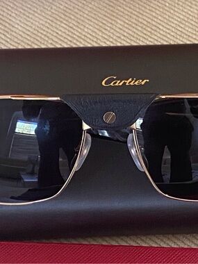 Cartier Sunglasses in Black and Gold